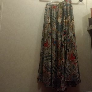 Boho maxi skirt